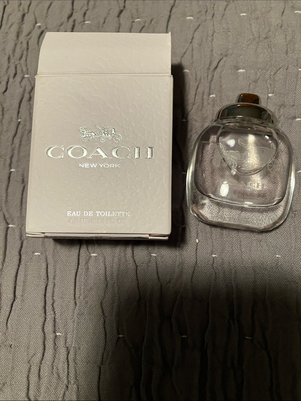 Coach Women's Eau de Toilette - Ivory Box, Clear Bottle. Dab-On. NIB
